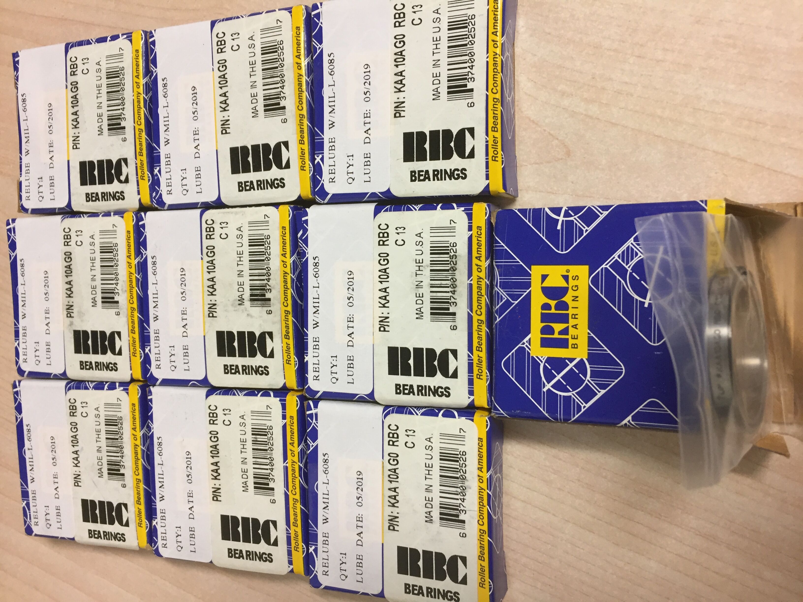 美國RBC KAA10AG0軸承